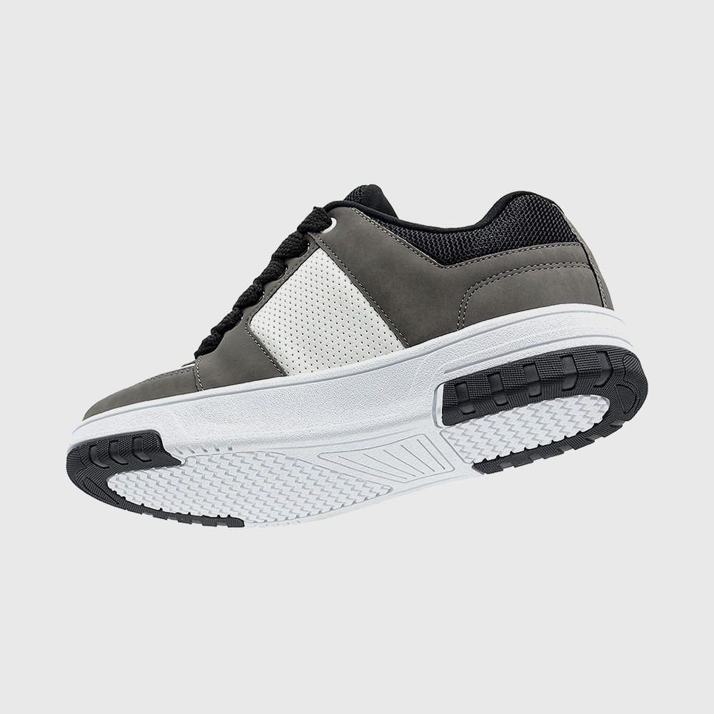 Tênis Casual Streetwear Branco/Cinza 9