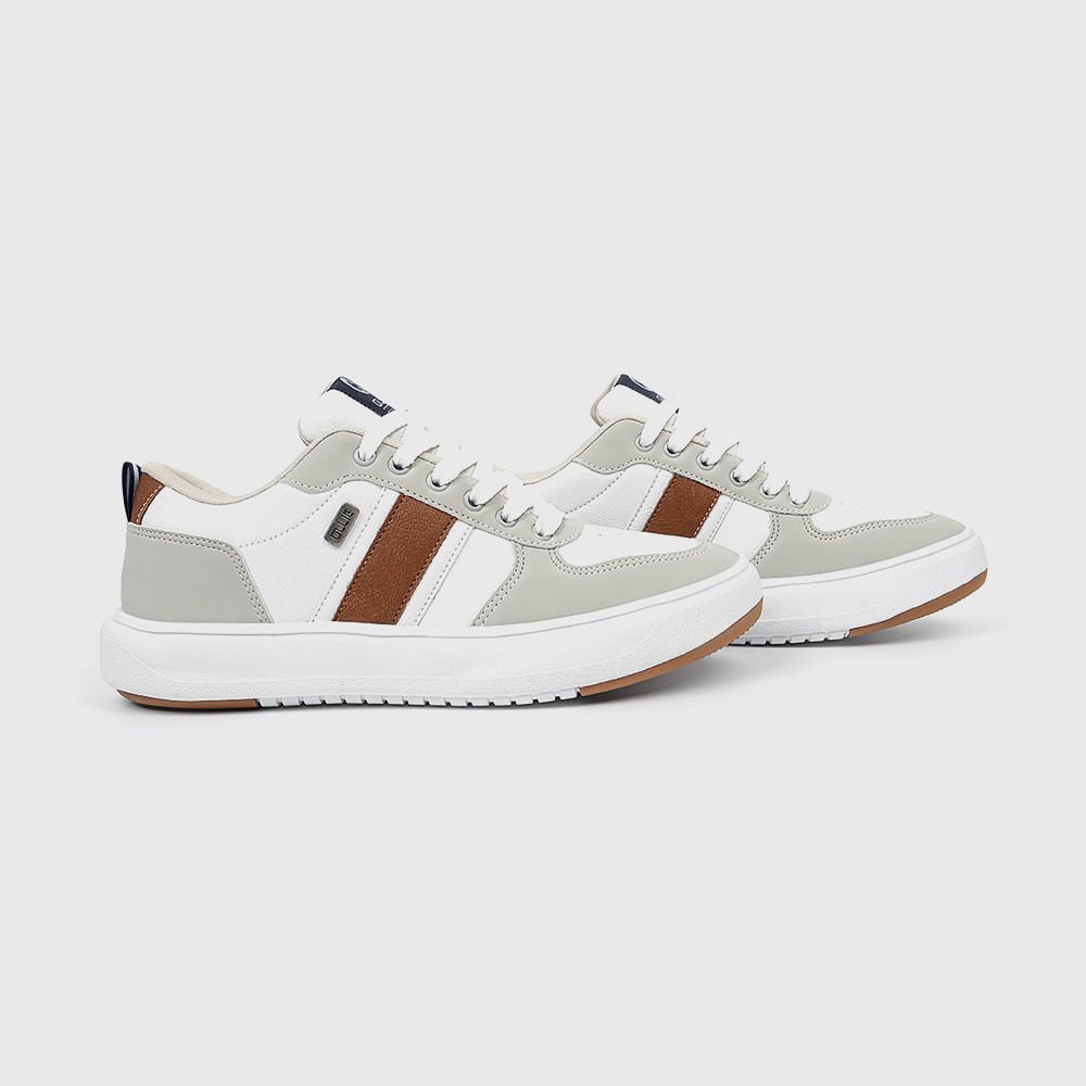 Sapatênis Casual Moda Branco 2