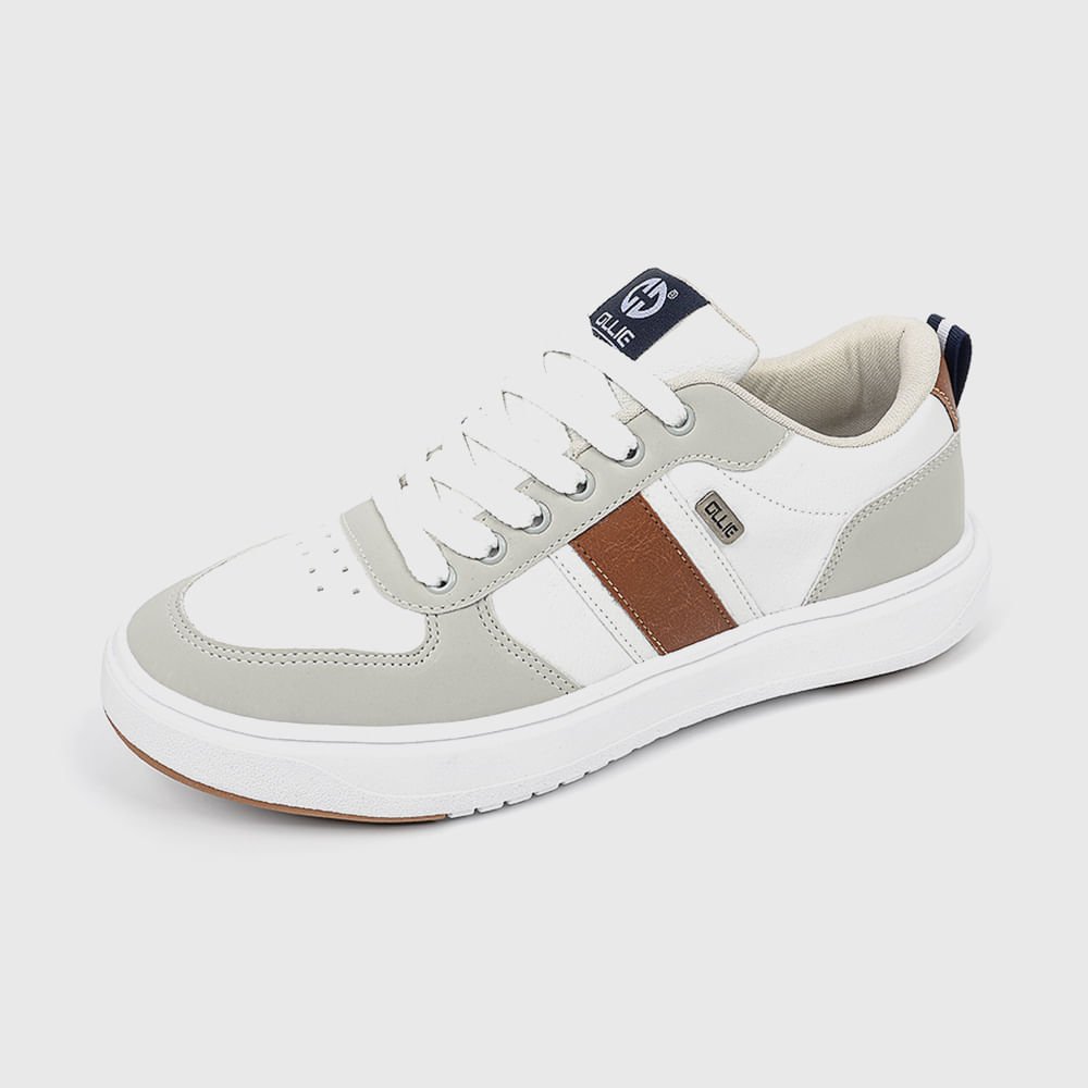 Sapatênis Casual Moda Branco 3