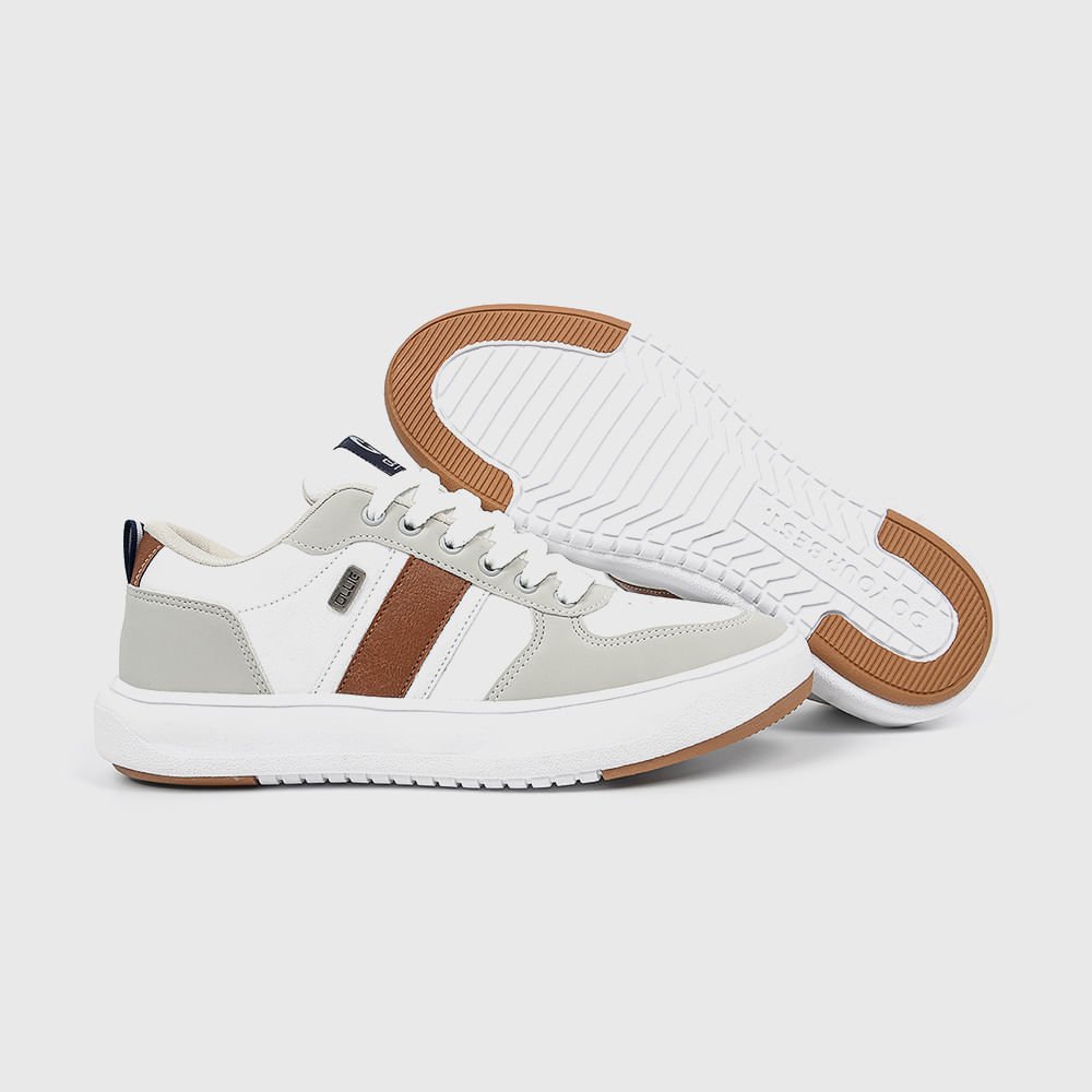 Sapatênis Casual Moda Branco 4