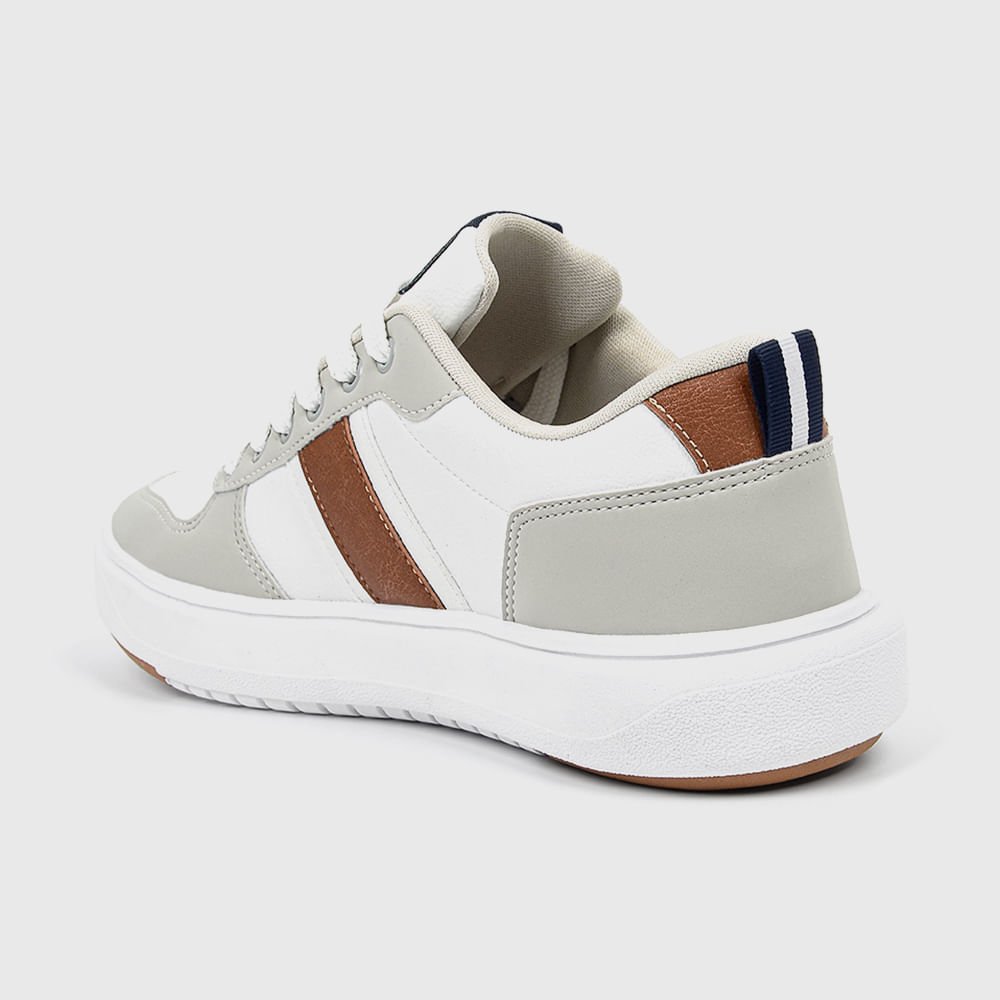Sapatênis Casual Moda Branco 5