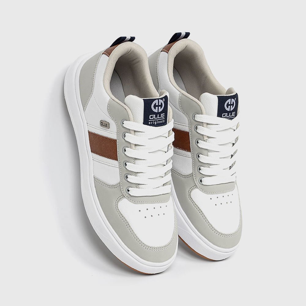 Sapatênis Casual Moda Branco 6