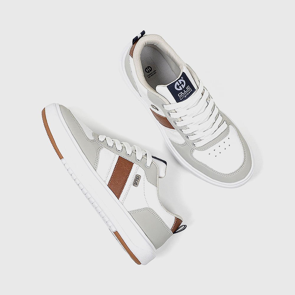 Sapatênis Casual Moda Branco 7