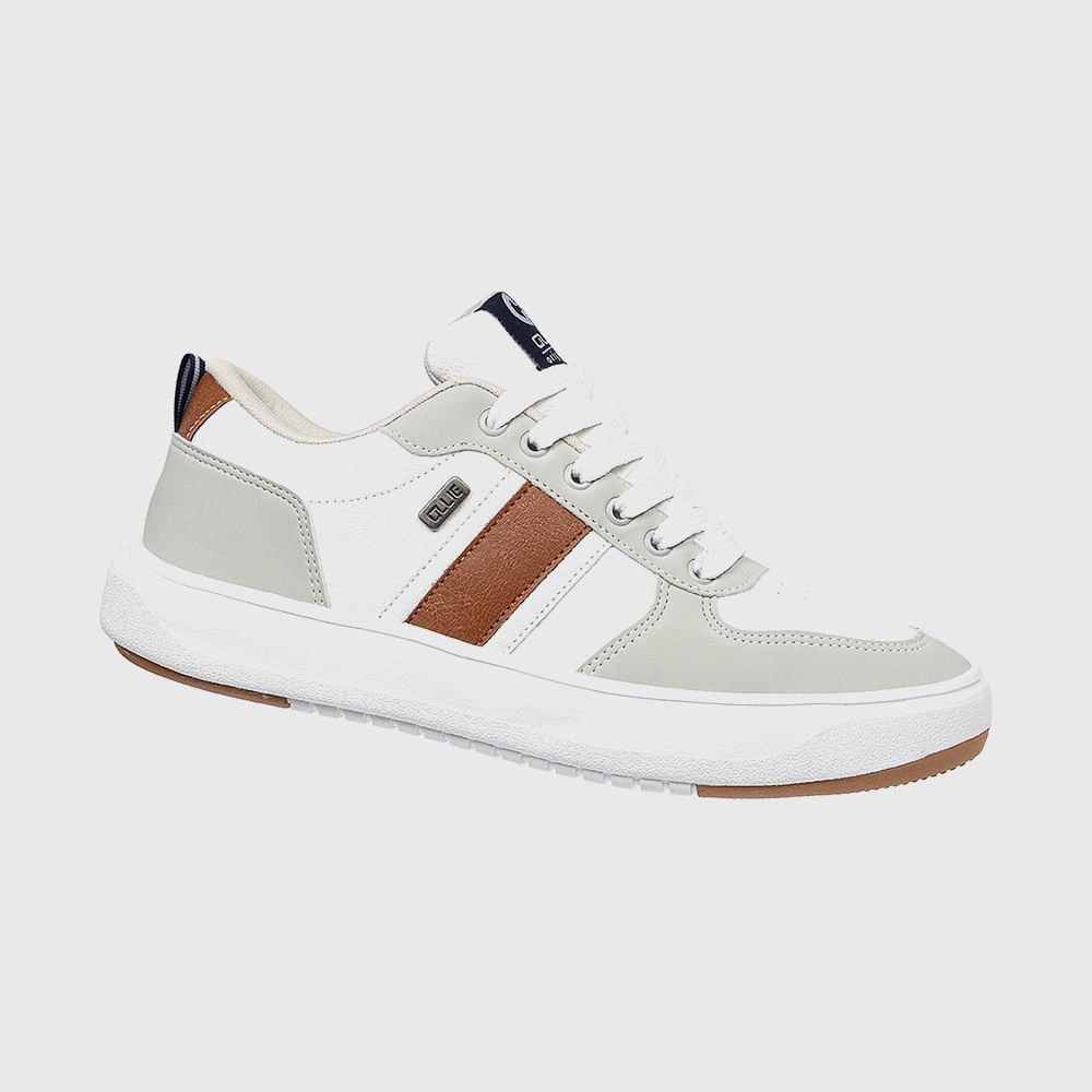 Sapatênis Casual Moda Branco 8