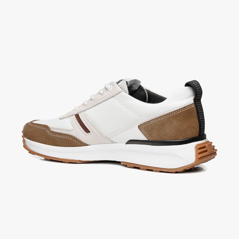 Sapatênis Casual Recortes Branco 3