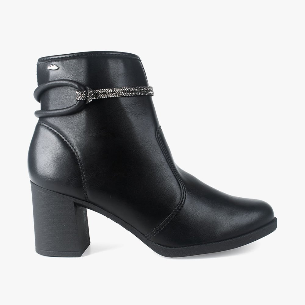 Bota Cano Curto Salto Bloco