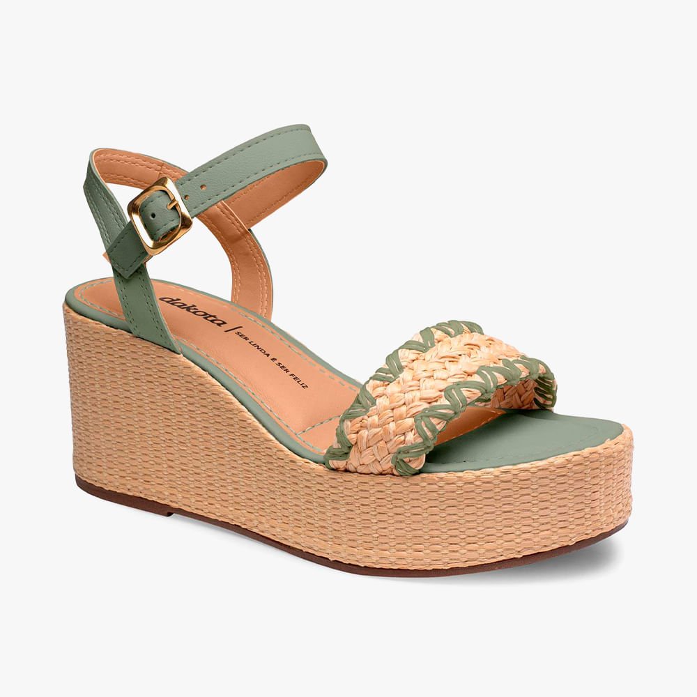 Sandália Anabela Trama