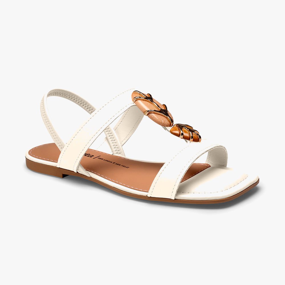 Sandália Rasteira Pedras