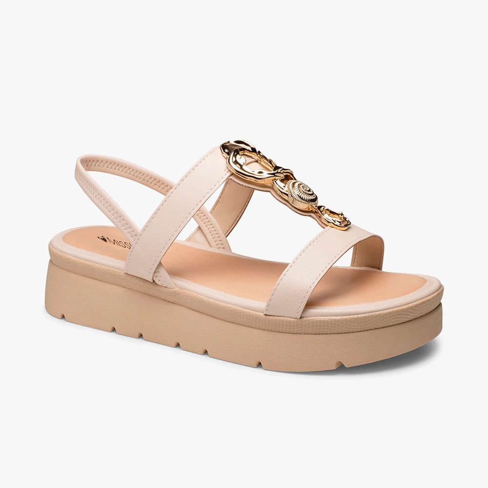 Sandália Flatform Aplicação