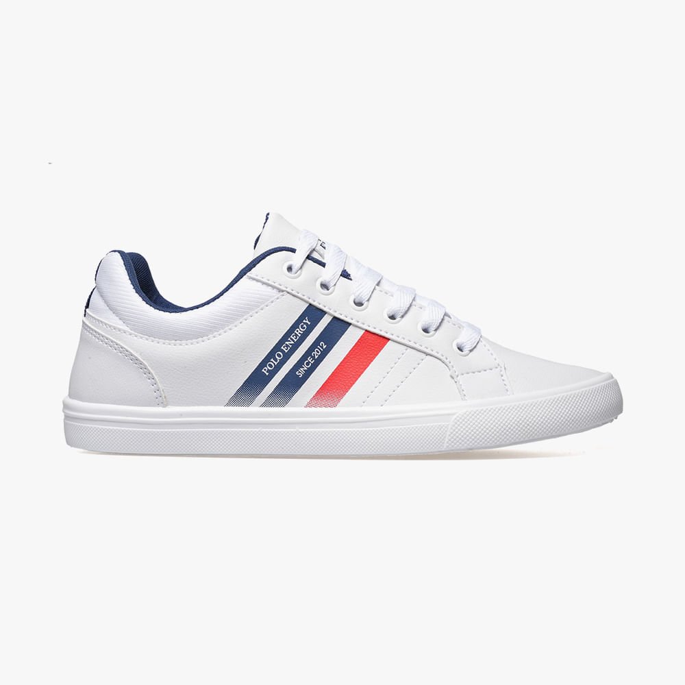 Sapatênis Casual Listras Laterais