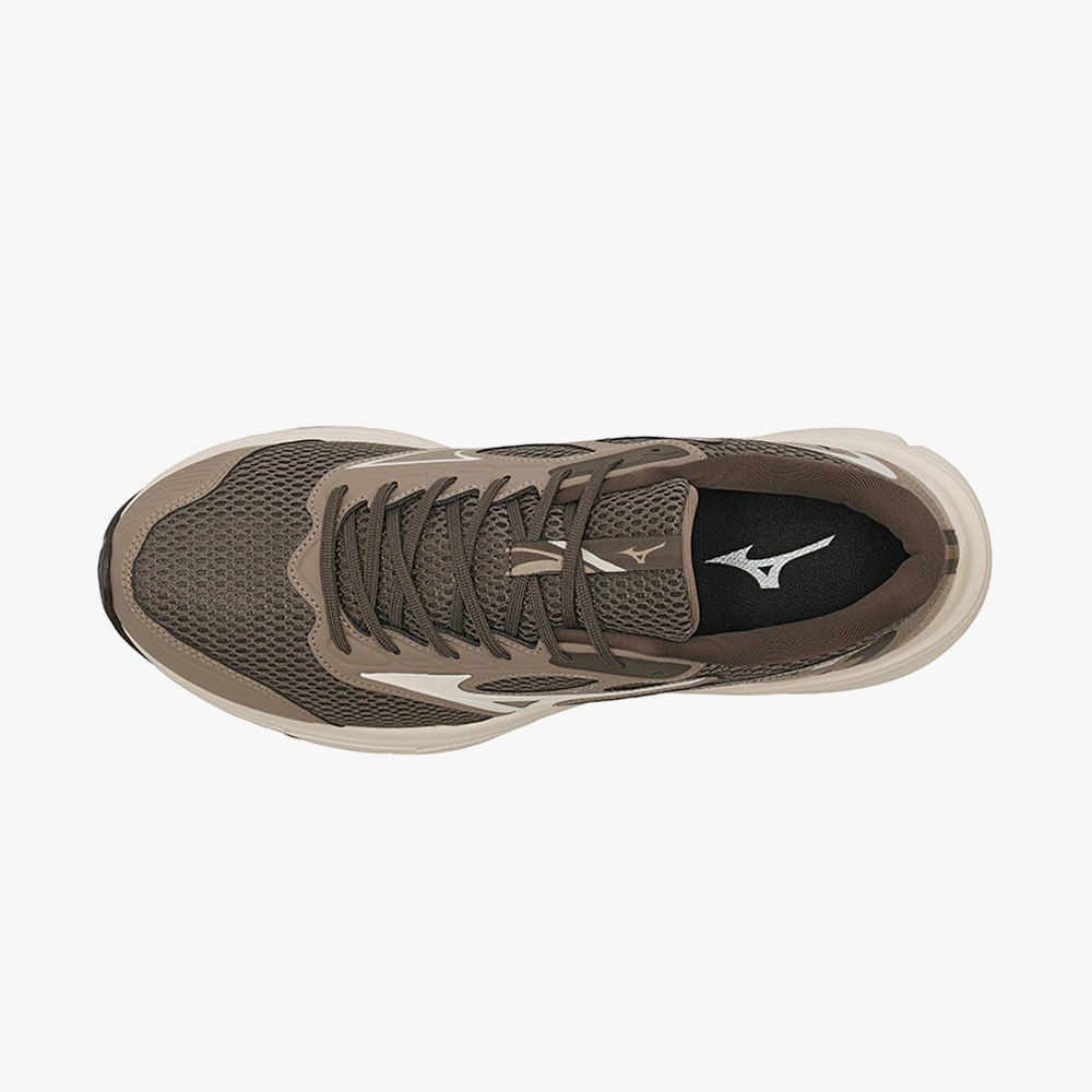 Tênis Casual Masculino Mizuno Hawk 6 Marrom 3