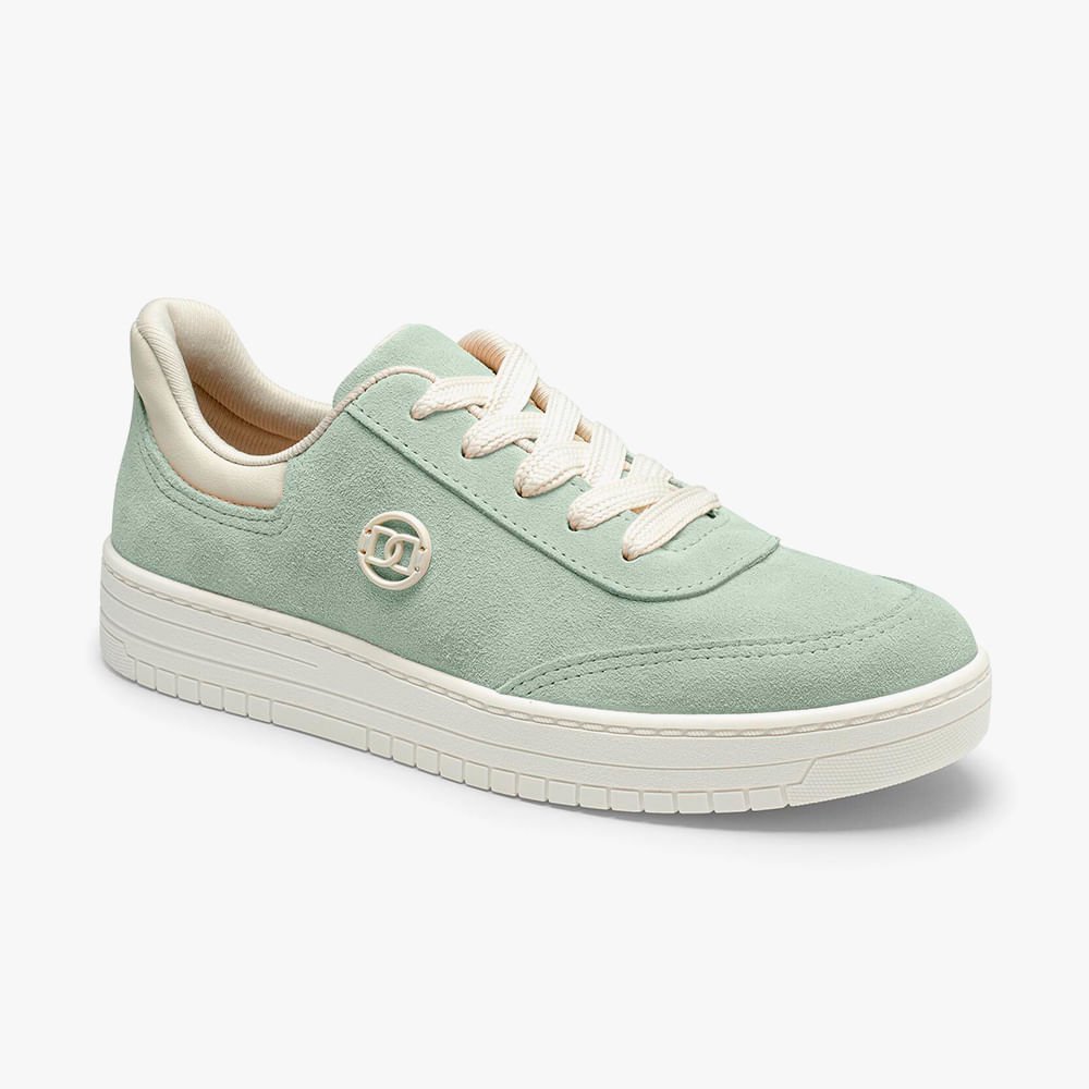 Tênis Casual Camurça Verde 8