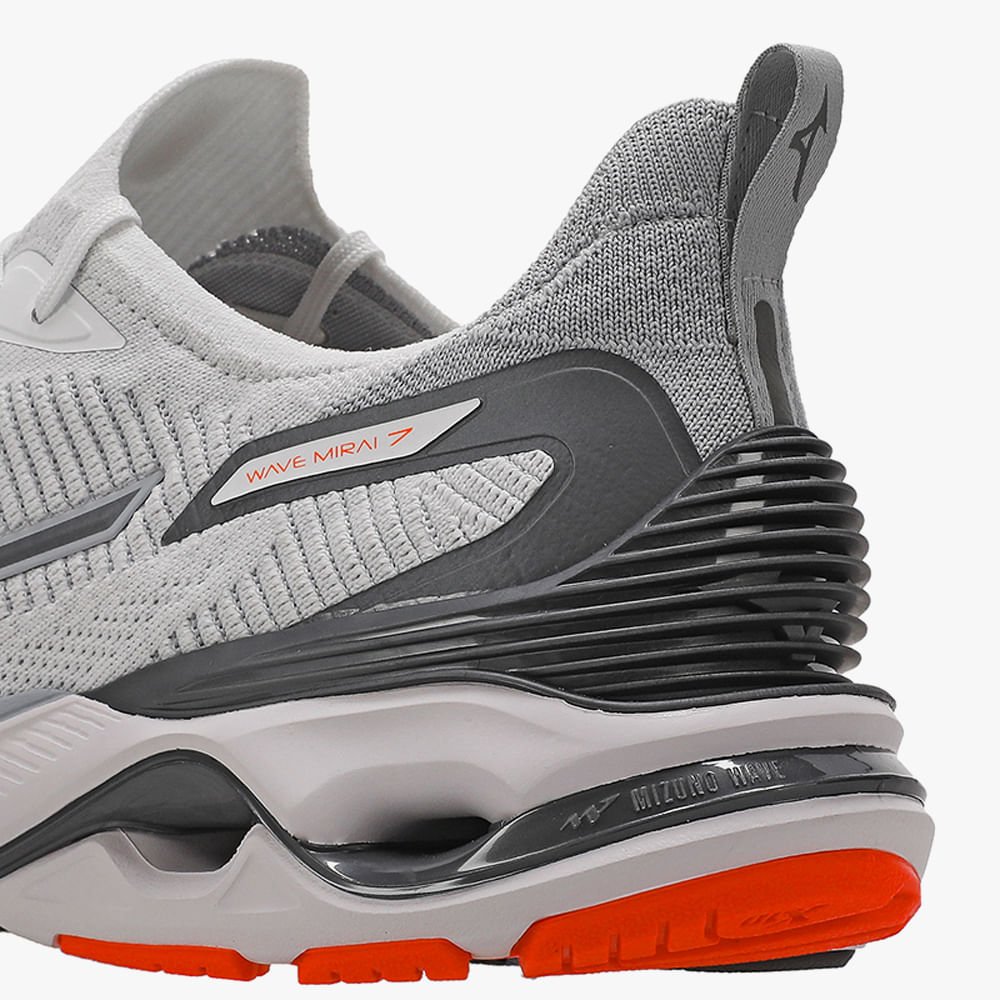 Tênis Mizuno Mirai 7 Corrida Feminino Cinza 6