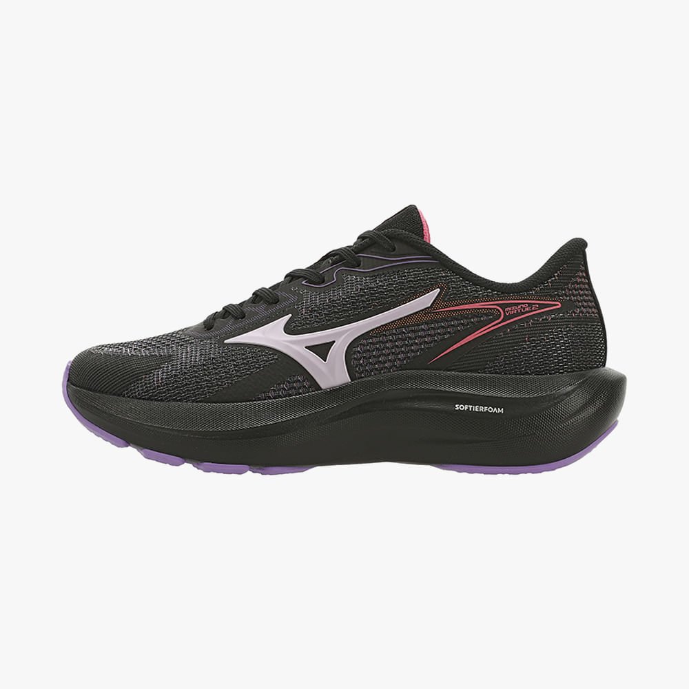 Tênis de Corrida Mizuno Virtue 2 Feminino Preto 2