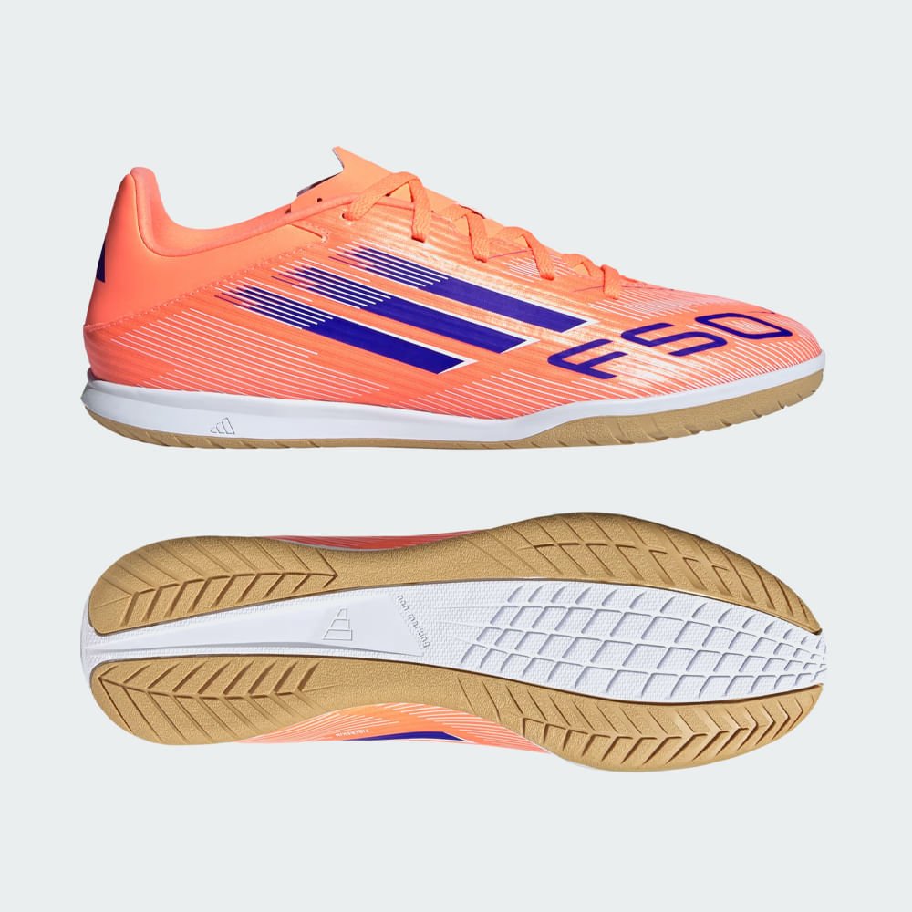 Chuteira F50 Club Futsal Adidas Masculino Laranja 2