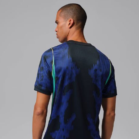 Camisa Brasil Jordan II 2026/27 Torcedor Pro Masculina Azul 2