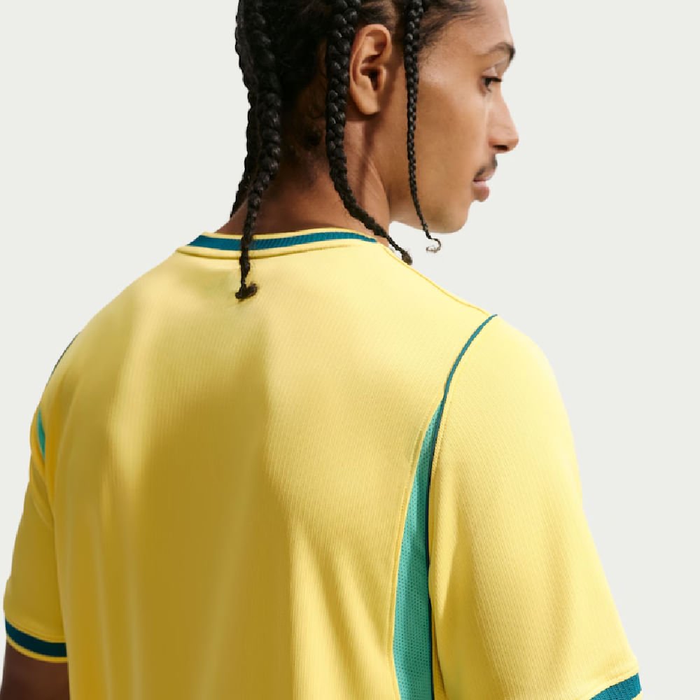 Camisa Brasil Nike I 2026/27 Torcedor Pro Masculina Amarelo 3