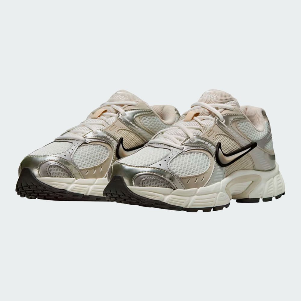 Tênis Nike V5 Run Feminino Bege/Prata 4