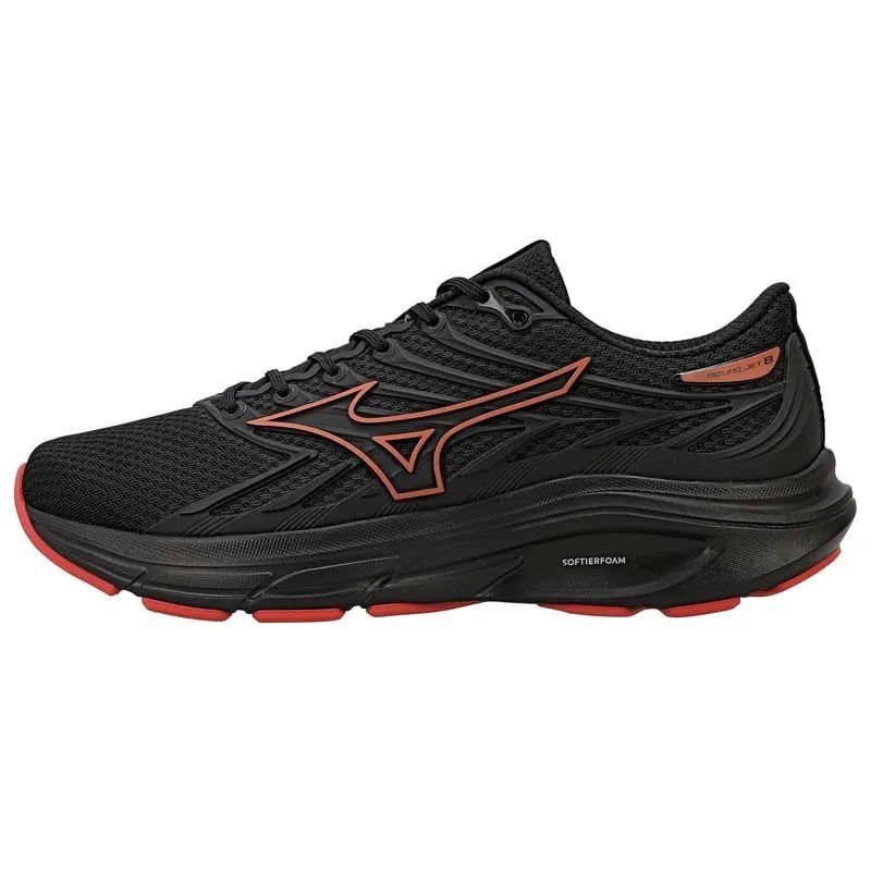 Tênis Mizuno Jet 8 Corrida Masculino Preto/Vermelho 5