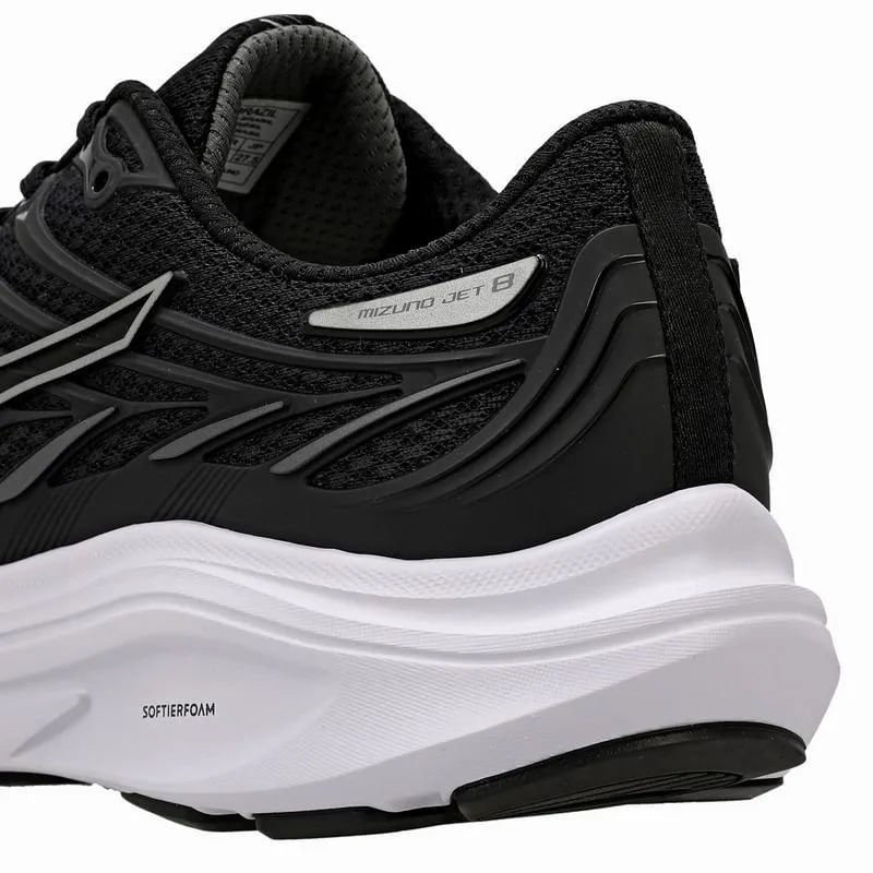 Tênis Mizuno Jet 8 Corrida Masculino Preto/Prata 5