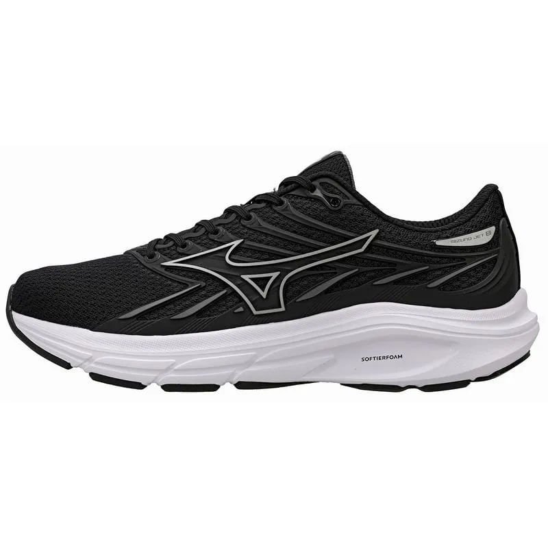 Tênis Mizuno Jet 8 Corrida Masculino Preto/Prata 6