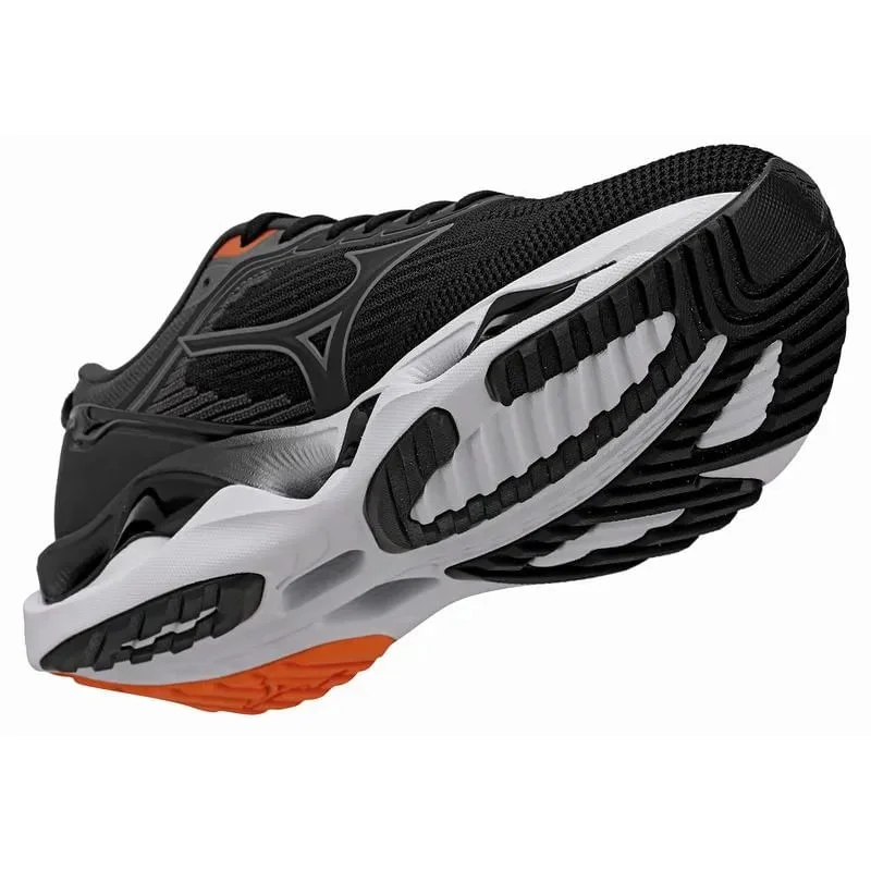 Tênis de Corrida Mizuno Wave Stratos 3 Masculino Preto/Cinza 5