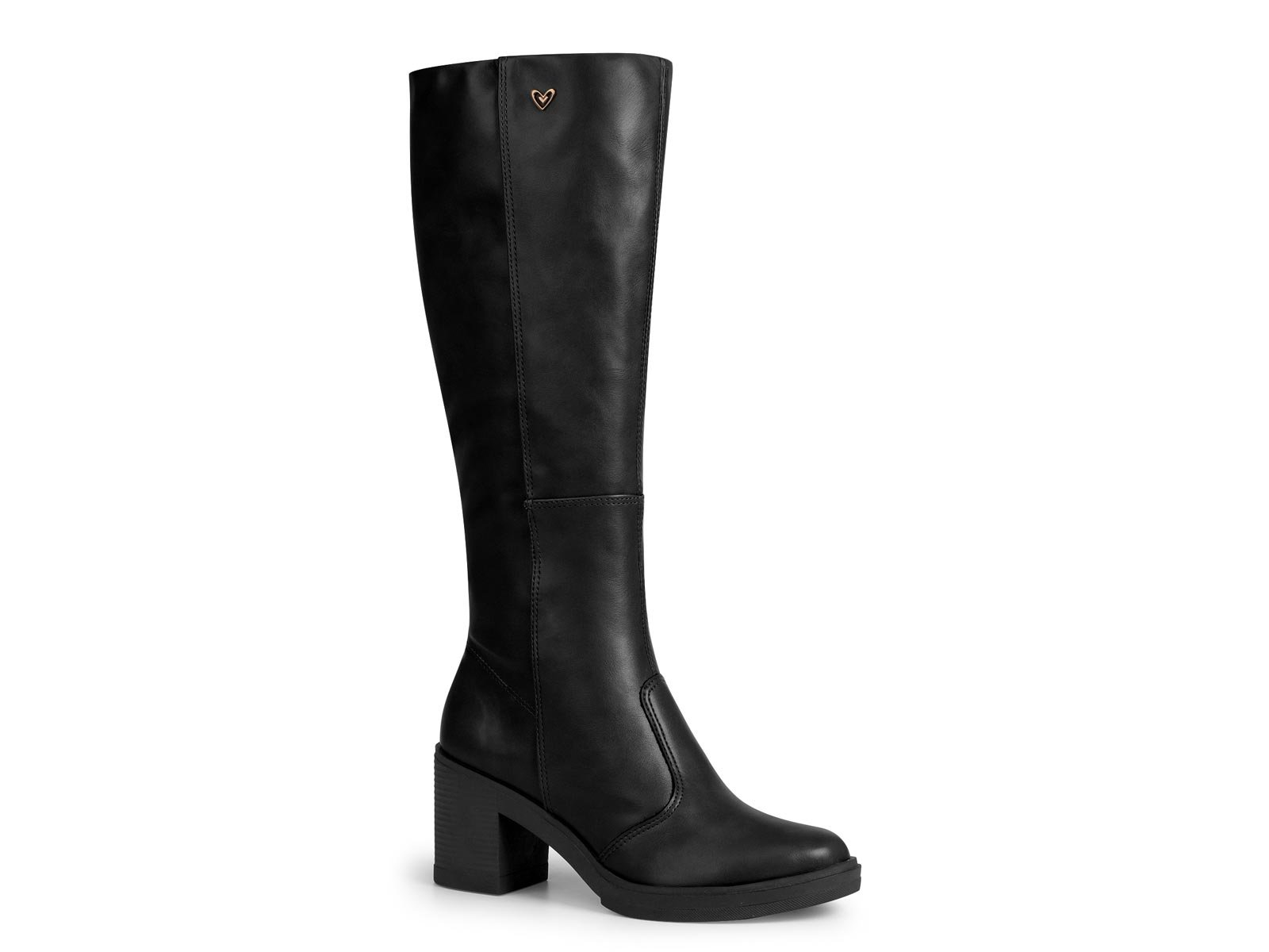 Bota Cano Longo Salto Bloco