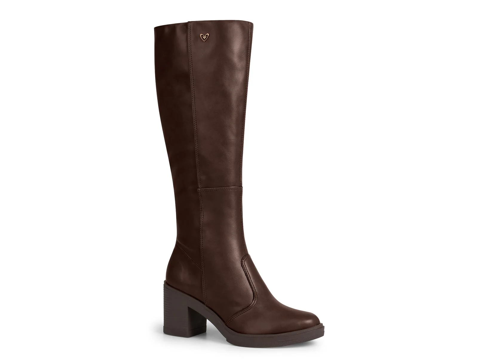 Bota Cano Longo Salto Bloco