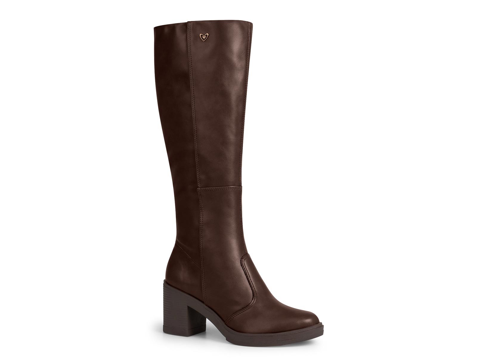 Bota Cano Longo Salto Bloco