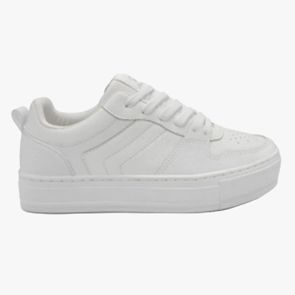 Tênis Casual Flat com Recortes