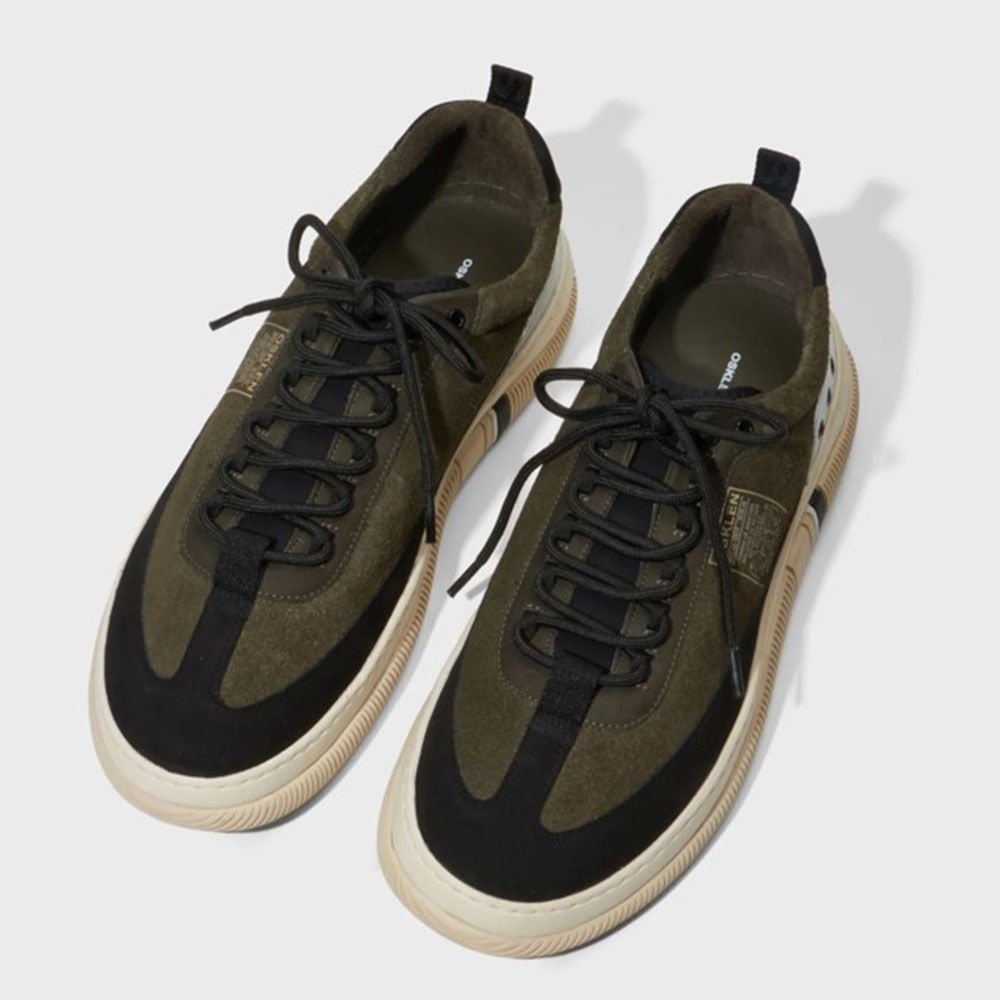 Tenis Hybrid Sprint Camurça Osklen Masculino Verde/Preto 2