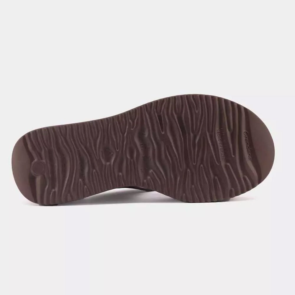 Chinelo Plataforma Maria Marrom 4