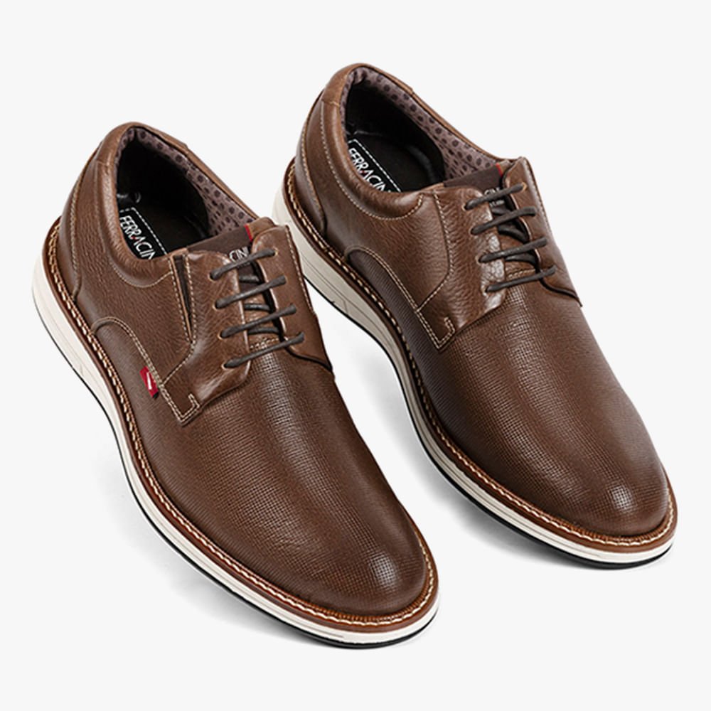 Sapato Ferracini Masculino Kingston Marrom 2