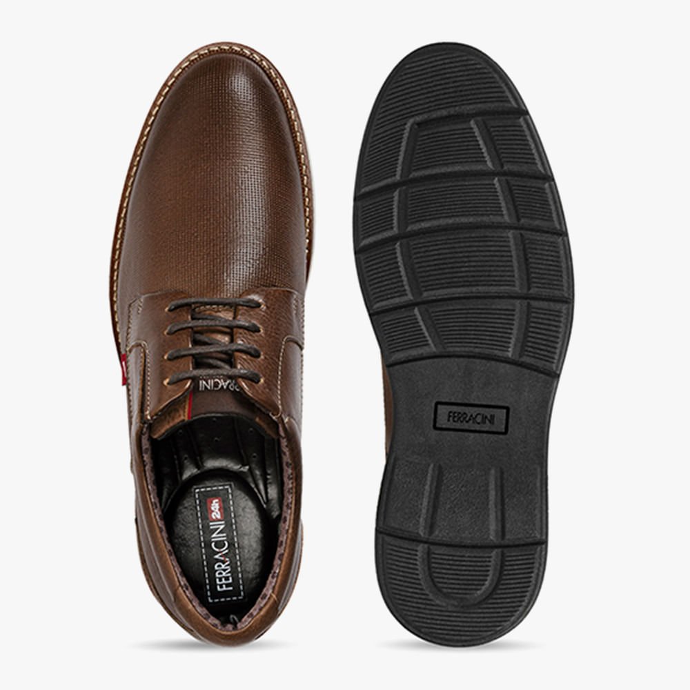 Sapato Ferracini Masculino Kingston Marrom 3