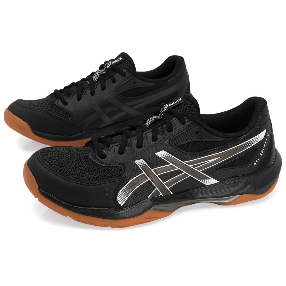 Tênis ASICS Gel-Rocket 12 Masculino Preto 3