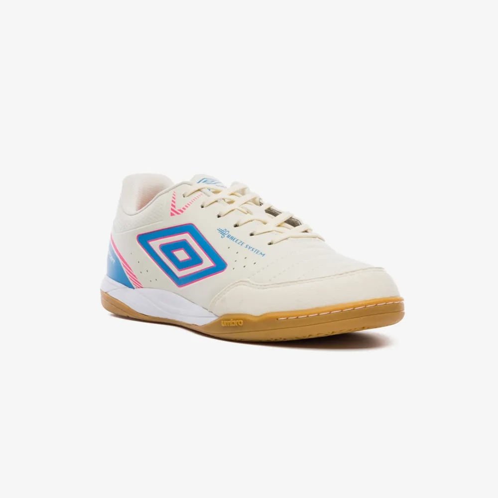 Chuteira Futsal Umbro Neo-Comfort Branco/Azul 3
