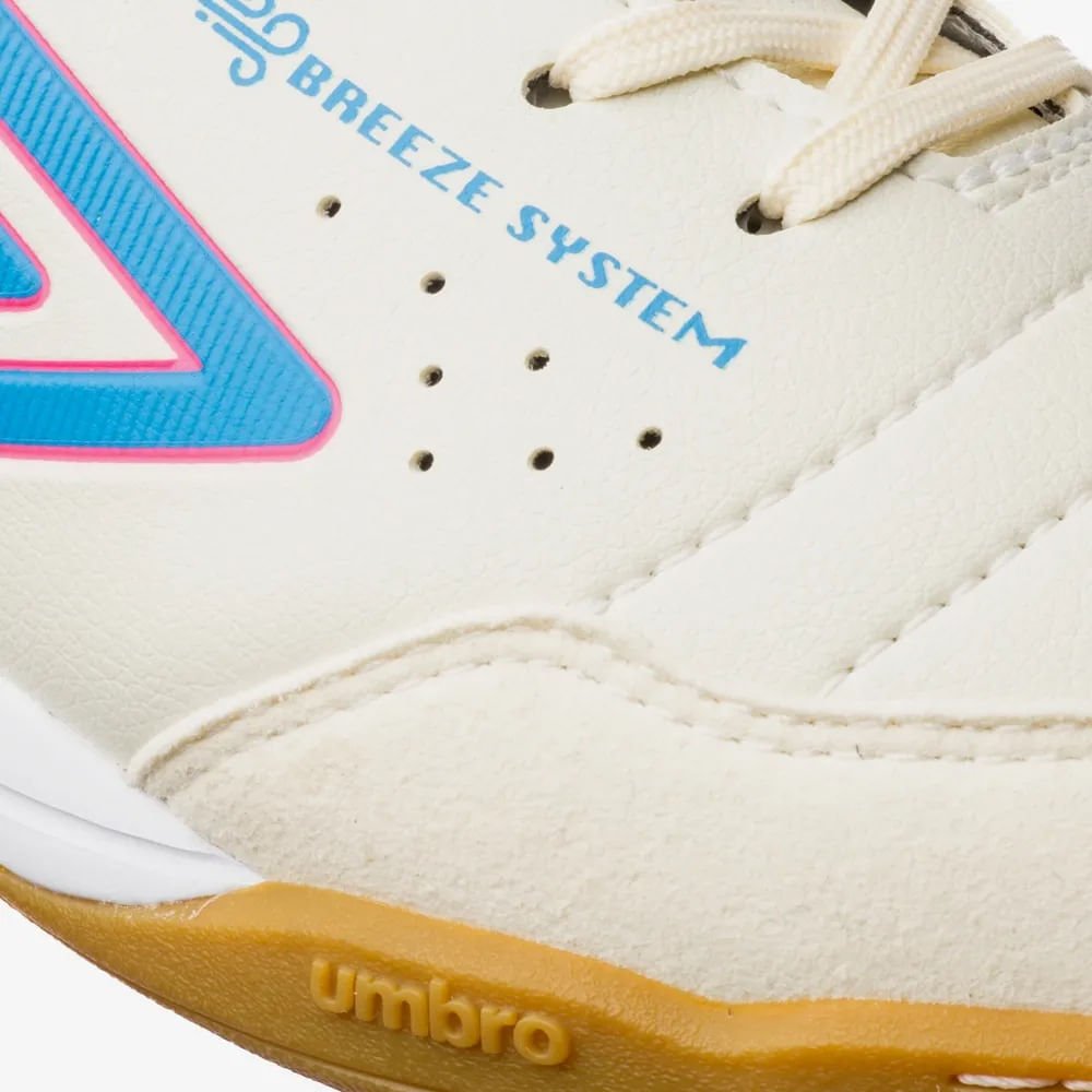 Chuteira Futsal Umbro Neo-Comfort Branco/Azul 7