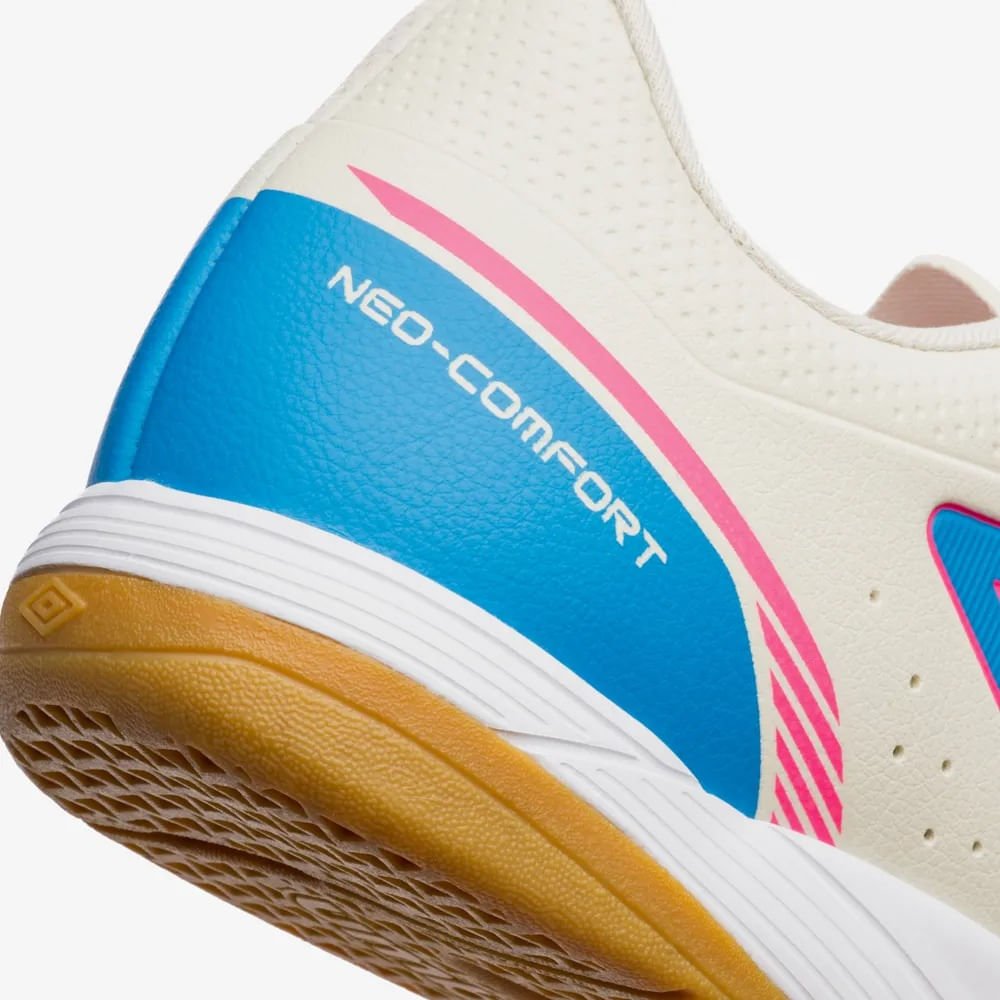 Chuteira Futsal Umbro Neo-Comfort Branco/Azul 8