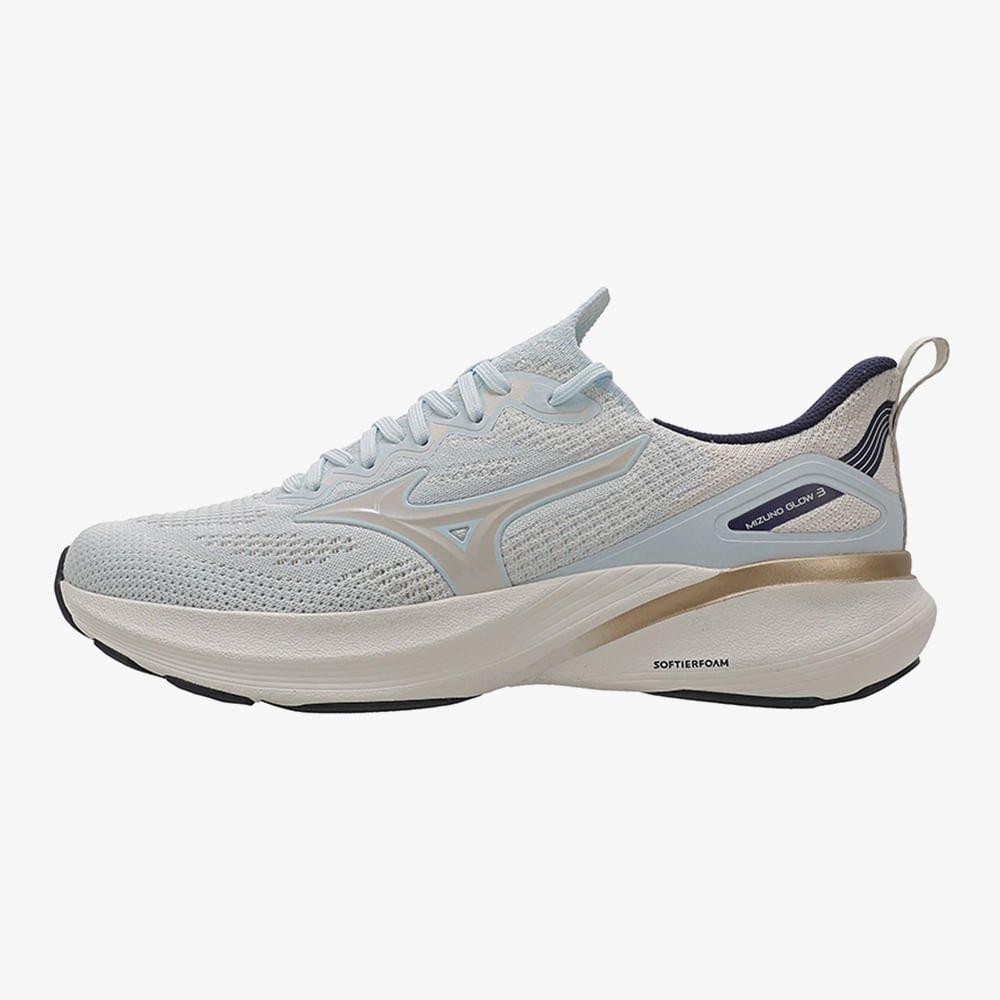 Tênis de Corrida Mizuno Glow 3 Feminino Branco 6