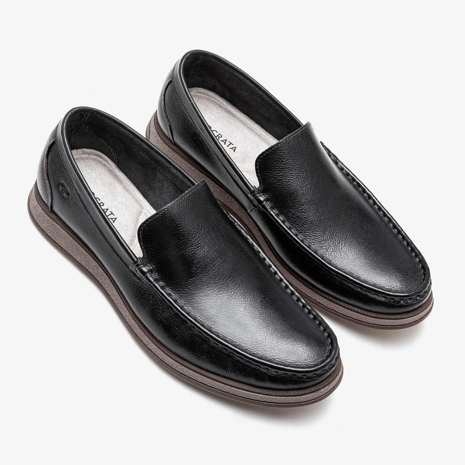 Mocassim Masculino Couro Nash Preto 2