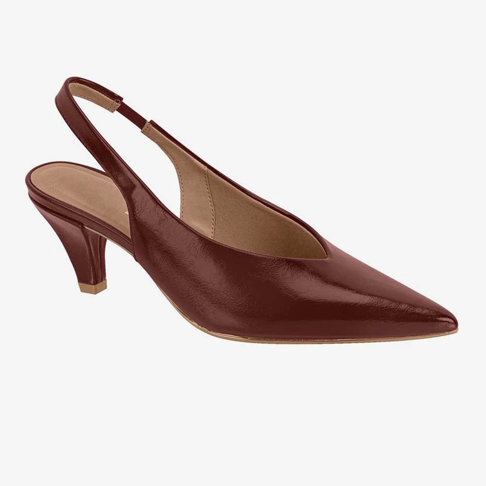 Scarpin Slingback Salto Fino