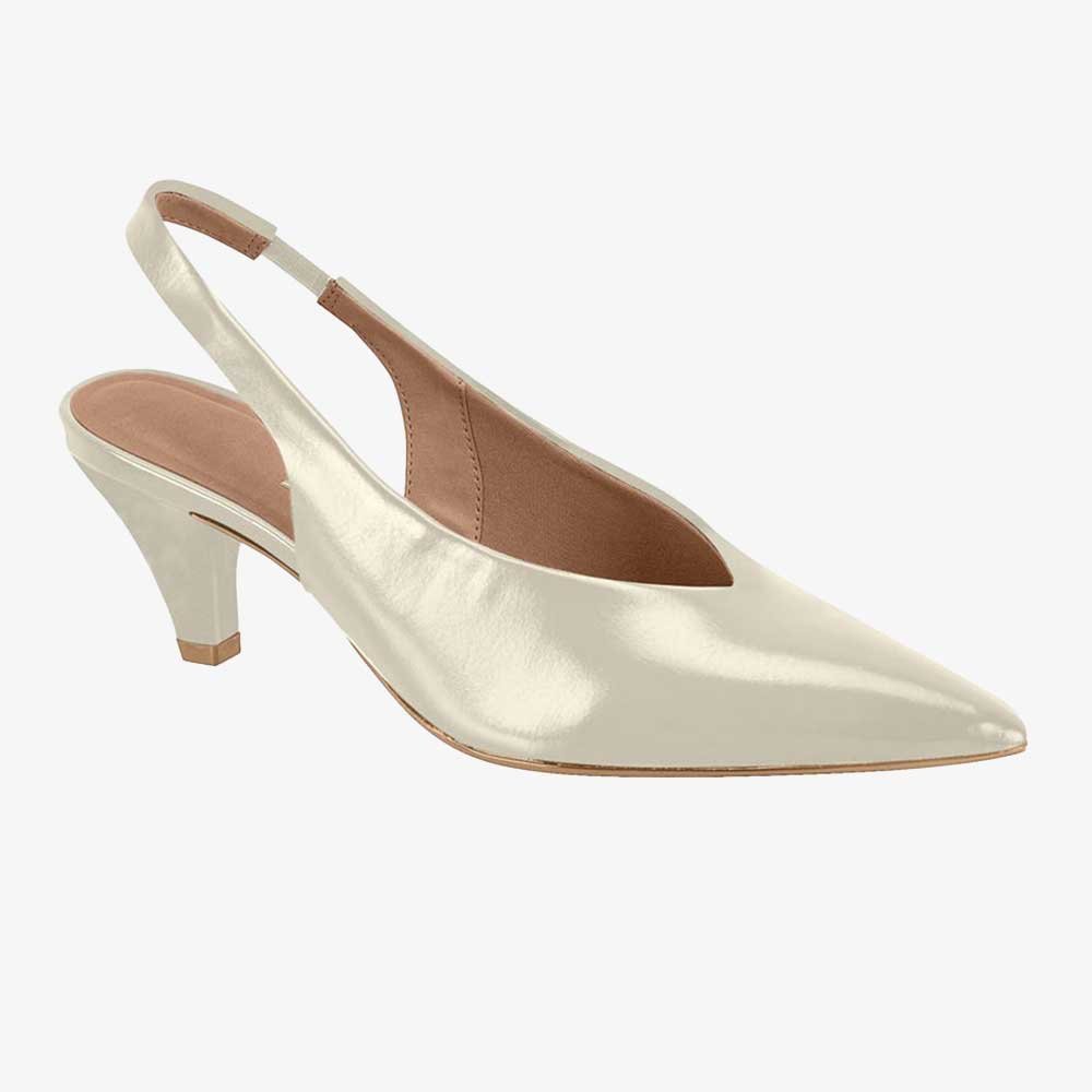 Scarpin Slingback Salto Fino