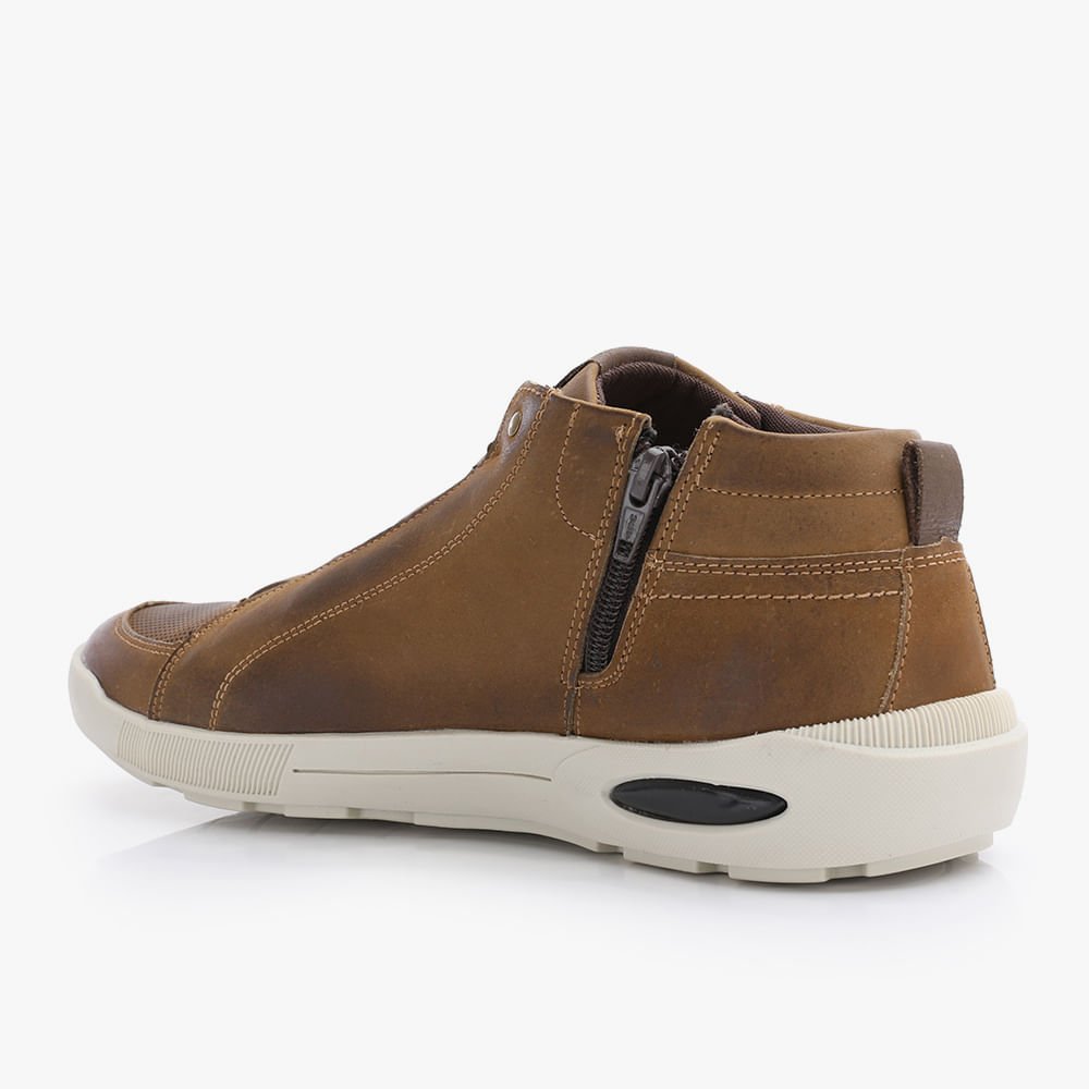 Bota Pulse Couro Masculina Marrom 2