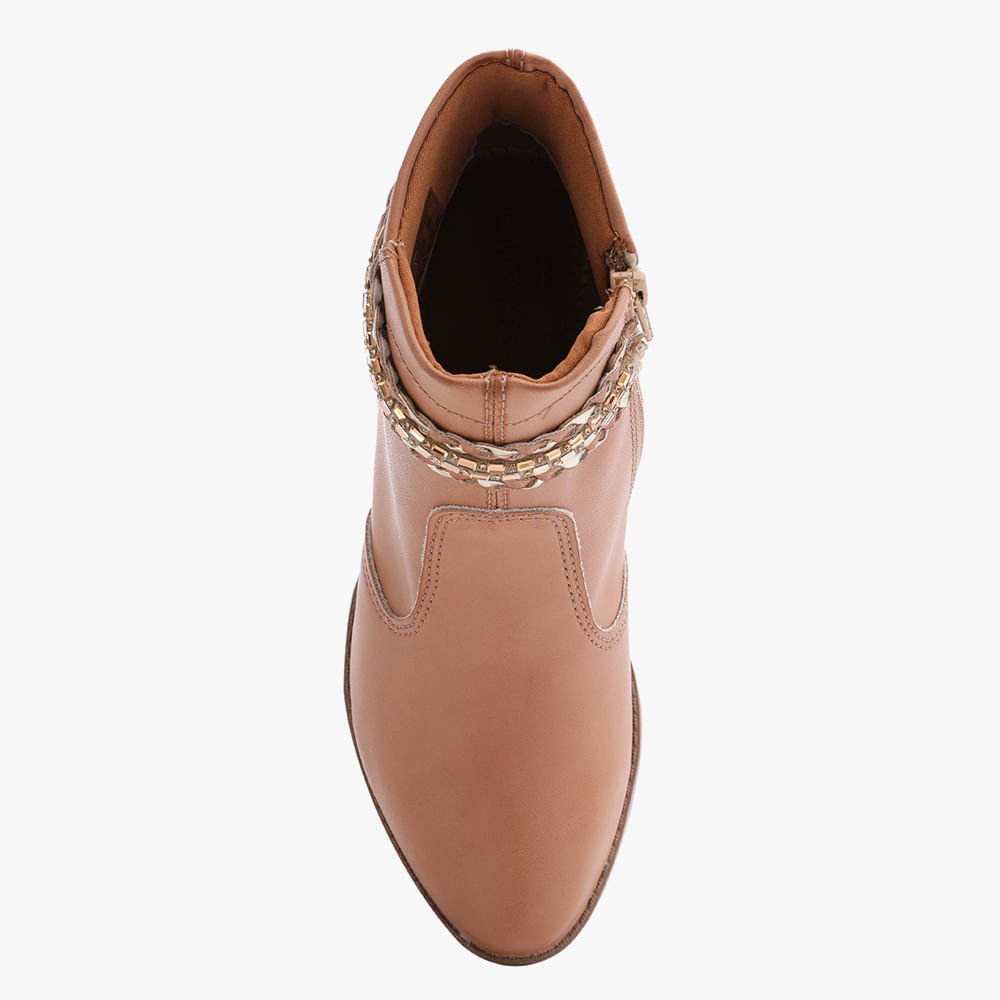 Bota Salto Baixo Mississipi Marrom 3