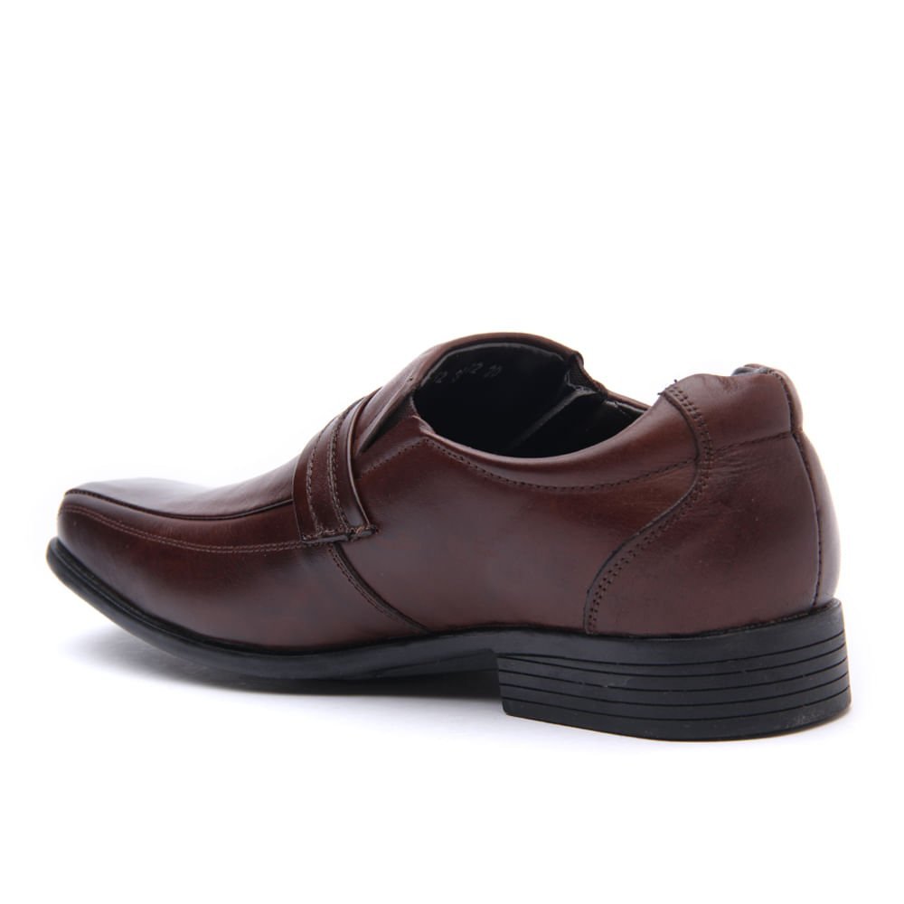 SAPATO SOCIAL ZAPATEIRO SOCIAL COM DETALHE EM FIVELA Marrom Marrom 2
