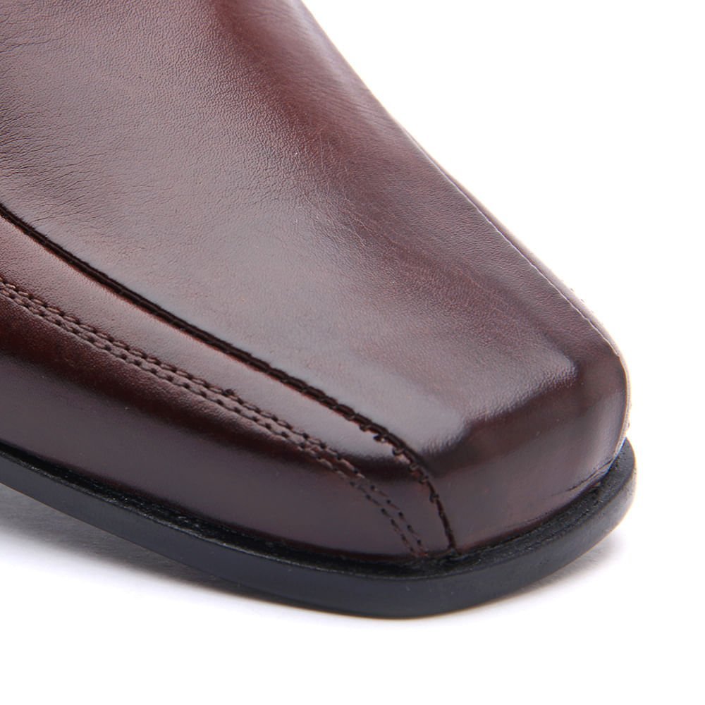 SAPATO SOCIAL ZAPATEIRO SOCIAL COM DETALHE EM FIVELA Marrom Marrom 4