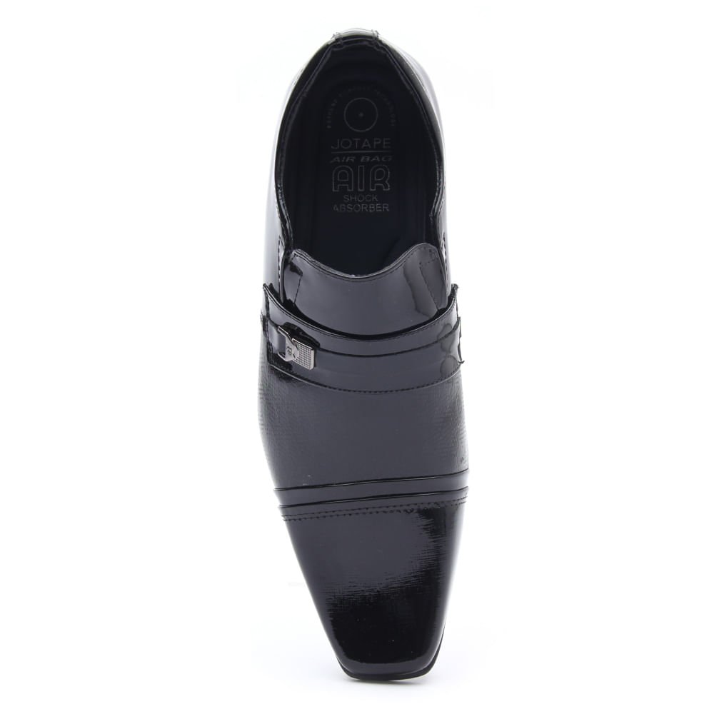 SAPATO SOCIAL JOTA PE AIR FILLLIPO VERNIZ Preto 3