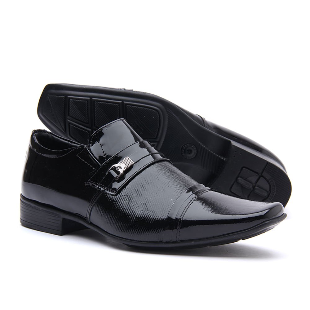 SAPATO SOCIAL JOTA PE AIR FILLLIPO VERNIZ Preto 5