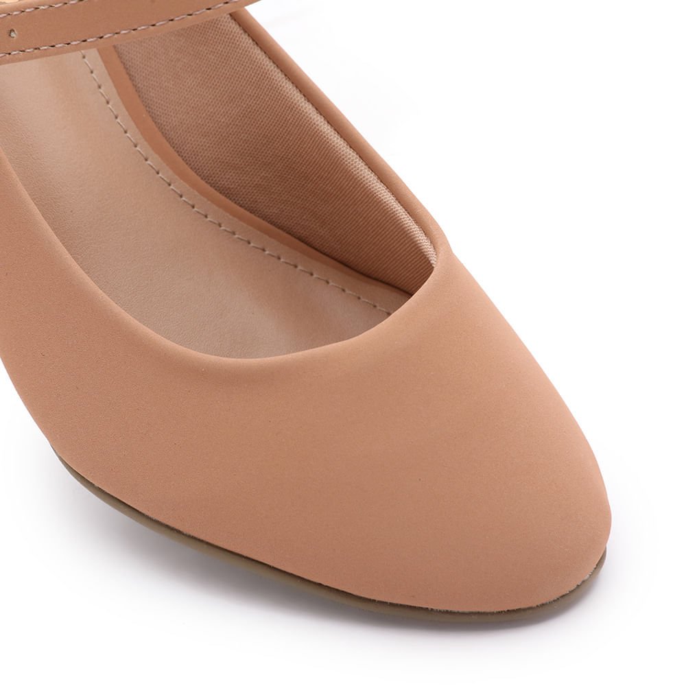 SAPATO VILLA ROSA BONECA COM PINGENTE Bege 4