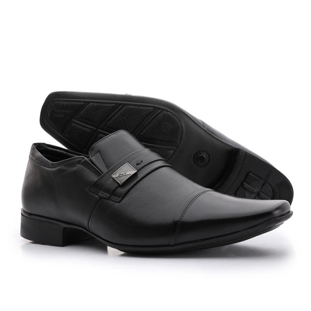 Sapato Social Air Vinitti Couro Masculino Preto 5